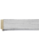 2 3/4" White Rustic w/ Silver Town & Country