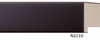 2 3/8" Black Wood Picture Frame Moulding,Frame Molding. MN2110 B/W I