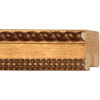 2 3/8" Gold Beads W/Braid Picture Frame Moulding, Frame Molding M8709013 GII
