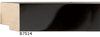 2" Black Gloss Wood Picture Frame Moulding,Frame Molding. MB7514 B/W I