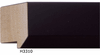 2" Black Picture Wood Frame Moulding,Frame Molding. MH3310 B/W I