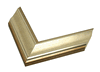 2" Champagne Silver with Dark Accent Picture Frame Moulding, Frame Molding. MST41213 Gold VI
