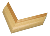 2" Clear Two Tones Picture Frame Moulding, Frame Molding. MST373129 Gold VII