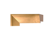 2" Contemporary Gold Picture Frame Moulding, Frame Molding. MO80628 Gold IV