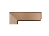 2" Contemporary Silver Picture Frame Moulding, Frame Molding. MO80482 Gold V