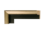 2" Contemporary Silver Picture Frame Moulding, Frame Molding. MO80153 Floater