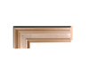 2" Contemporary Silver Picture Frame Moulding, Frame Molding. MO79252 GIII