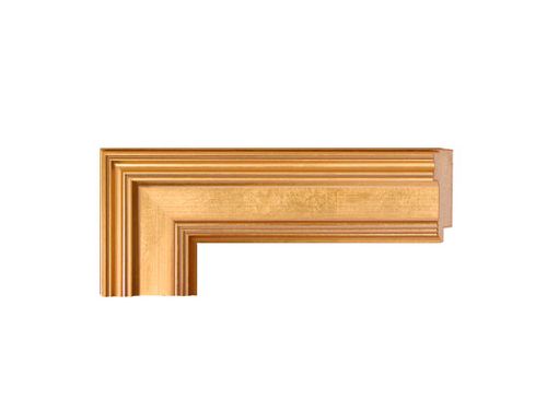 2" Gold Picture Frame Moulding, Frame molding. MO80996 Gold V