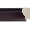 2" Mahogany Scoop Picture Frame Moulding, Frame Molding. MUBR4513 Modern VI
