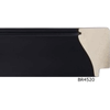 2" Matte Black Scoop Picture Frame Moulding, Frame Molding.MUBR4520 Modern VI