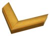 2" Placer Gold Picture Frame Moulding, Frame Molding. MST41681 Gold VI