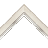 2" Silver Water Gild Reverse Wood Picture Frame Moulding