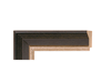 2" Traditional Black Picture Frame Moulding, Frame Molding. MO79764 B/W III