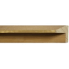 2" Rustique Float Tan w/ Gold Picture Frame Moulding, Frame Molding. MP4013 Floater
