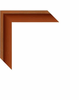 2" X 3/8" BOURBON ORANGE COUNTRY COLOR FLOATER MOULDING