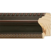 3 1/2" Black W/ Red Picture Frame Moulding, Frame Molding. M322406A B/W II