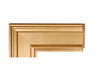 3 1/4" Contemporary Gold Picture Frame Moulding, Frame Molding.MO80032 GIII