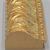 3 1/2" Gold/Green Italian Wood Frame Molding