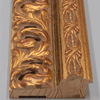 3 1/2" Gold/Red Leaf Italian Wood Frame Molding