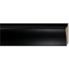 3 1/2" Matte Black  Picture Frame Moulding, Frame Molding.MN9410 B/W II  