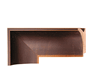 3 1/4" Contemporary Bronze Picture Frame Moulding, Frame Molding. MO80430 Gold IV