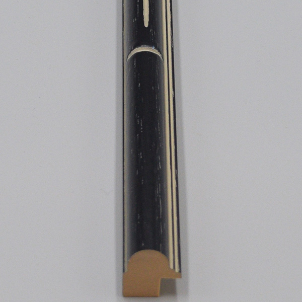 3/4" Black Bamboo picture Frame Moulding ,Bamboo Molding MC241 Bamboo