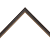 3/4" Black Square w/ Bead Moulding