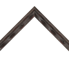3/4" Black Wave Pattern Picture Frame Shadow Box Molding