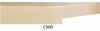 3/4" Clear Maple Wood Picture Frame Moulding, Frame Molding. MC500 Modern I
