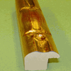 3/4" Gold Bamboo Picture Frame Moulding,Bamboo Molding MC261 Bamboo