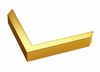 3/4" Gold Picture Frame Moulding, Frame Molding M27740 GI