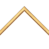 3/4" Gold Square w/ Bead Moulding