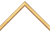 3/4" Gold Square w/ Bead Wood Picture Frame Moulding