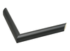 3/4" Matt Black Picture Frame Moulding, Frame Molding. MST715 B/W III