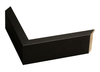 3/4" Shadow Box Mat Black Picture Frame Moulding,