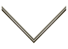 3/8" Dark Silver Picture Frame Moulding, Frame molding. MSF85 Fillet 