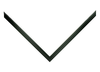 3/8" Fillet Gloss Black Picture Frame Moulding