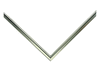 3/8" Fillet Silver Picture Frame Moulding, Frame Molding
