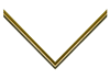 3/8" Gold Fillet Picture Frame Moulding, Frame molding. MSF65 Fillet 