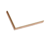 3/8" Gold Fillet Picture Frame Moulding, Squire Fillet