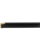 3/8" OAK GRAIN BLACK Floater Picture Frame Molding,