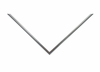 3/8" Silver Fillet Picture Frame Moulding, Frame molding