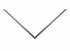 3/8" Silver Fillet Picture Frame Moulding, Squire Fillet