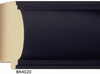 3" Black Picture Wood Frame Moulding,Frame Molding. MBR4020 B/W I