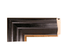 3" Contemporary Black Picture Frame Moulding,Frame Molding. MO79315 B/W II