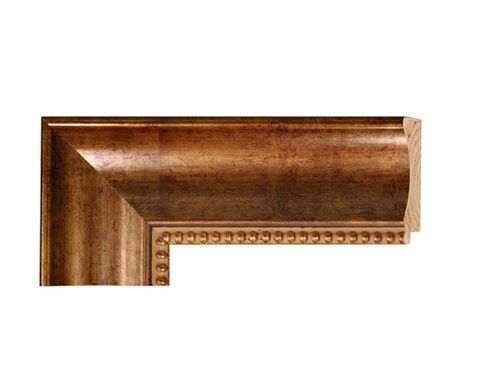 3" Contemporary Gold Picture Frame Moulding, Frame Molding. MO79649 Gold IV