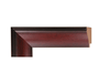 3" Contemporary Mahogany Picture Frame Moulding, Frame Molding. MO80210 Modern III
