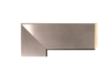 3" Contemporary  Pewter Picture Frame Moulding, Frame molding. MO80498 Gold V