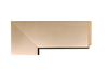 3" Contemporary Silver Picture Frame Moulding, Frame molding. MO80496 Gold V