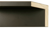 3" Matte Black Canvas Floater Wood Moulding, Frame Molding. MN7710 Floater